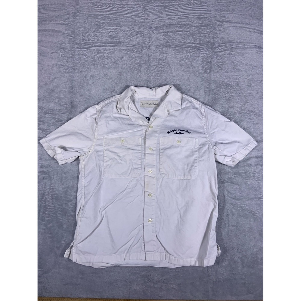Abercrombie & Fitch‎ Washington Square Park Lower Manhattan Men's Button-Down XS - Picture 3 of 8